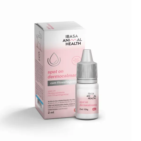 Spot On Dermocalmante Cães e Gatos Ibasa 2 ml
